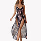 Lace Mesh Side Split Nightgowns