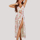 Lace Mesh Side Split Nightgowns