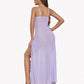 Lace Mesh Side Split Nightgowns