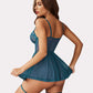 Lace Mesh Boudoir Nighty Sets