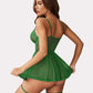 Lace Mesh Boudoir Nighty Sets