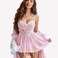 Lace Mesh Boudoir Nighty Sets