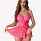 Lace Mesh Boudoir Nighty Sets