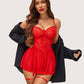 Lace Mesh Boudoir Nighty Sets