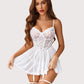 Lace Mesh Boudoir Nighty Sets