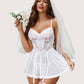 Lace Mesh Boudoir Nighty Sets