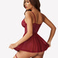 Lace Mesh Boudoir Nighty Sets