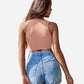 Fishnet Top Cut Out Crop Tank Top