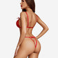 Lace Bodysuit Deep V Teddy