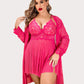Plus Size Sleepwear Exotic Lace Lingerie Sets