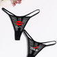 Low Rise T-back Mesh Panties