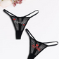 Low Rise T-back Mesh Panties