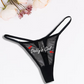 Low Rise T-back Mesh Panties