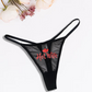 Low Rise T-back Mesh Panties