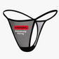 Low Rise T-back Mesh Panties