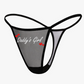 Low Rise T-back Mesh Panties