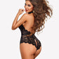 Halter Lace Bodysuit V Neck Teddy