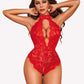 Halter Lace Bodysuit V Neck Teddy