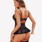 Lace Bodysuit V Neck Lingerie Sets