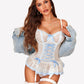 Lace Bodysuit V Neck Lingerie Sets