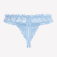 Lace Low Waist Thongs with Pearls Ball