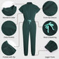 Women's Slim Fit 8-Pocket Jogger Scrub Jumpsuit