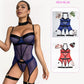 Fishnet Mesh Corset Bustier Lingerie