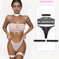 4 Piece Sheer Mesh Bra and Thong Set