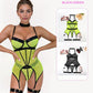 Fishnet Mesh Corset Bustier Lingerie