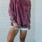 Terry Acid Wash Pullover (Buy 2 Free Shipping)