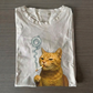 Vintage Smoking Cat T-shirt
