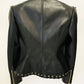 Women's Rope Lacing Leather Jacket