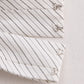 Striped Halter-Neck Knot Front Blouse