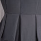 Sophisticated Sleeveless Peplum Jumpsuit In Charcoal Gray