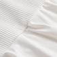 White Ribbed Skater Mini Dress