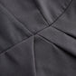 Sophisticated Sleeveless Peplum Jumpsuit In Charcoal Gray