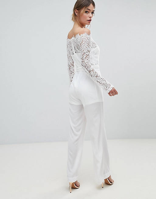 A LITTLE LACE ON TOP JUMPSUIT