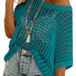 Short Sleeve Casual Crochet Knit Tops（Buy 2 Free Shipping）