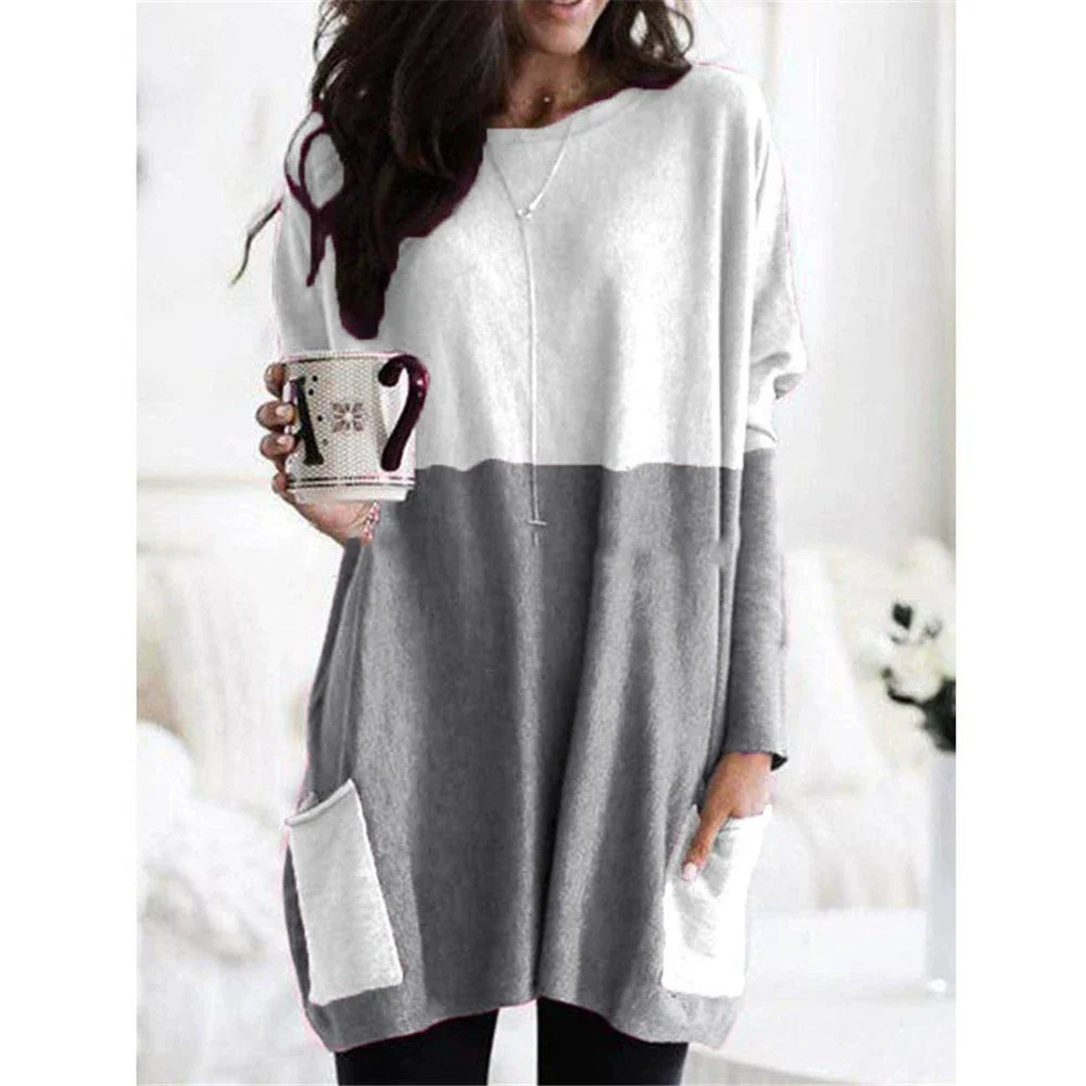 Women's Lightweight Long Sleeve Tunic Top (Buy 3 Free Shipping)