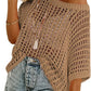 Short Sleeve Casual Crochet Knit Tops（Buy 2 Free Shipping）