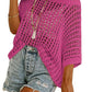 Short Sleeve Casual Crochet Knit Tops（Buy 2 Free Shipping）