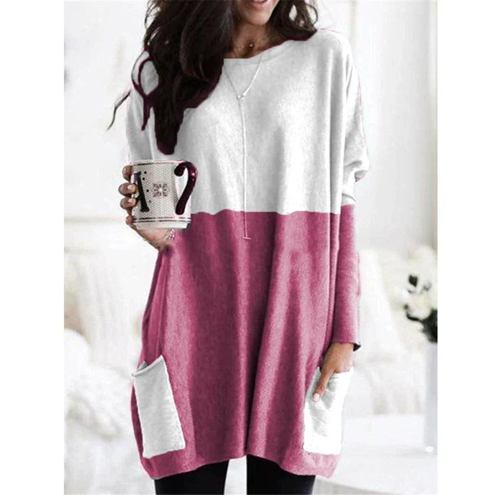 Women's Lightweight Long Sleeve Tunic Top (Buy 3 Free Shipping)