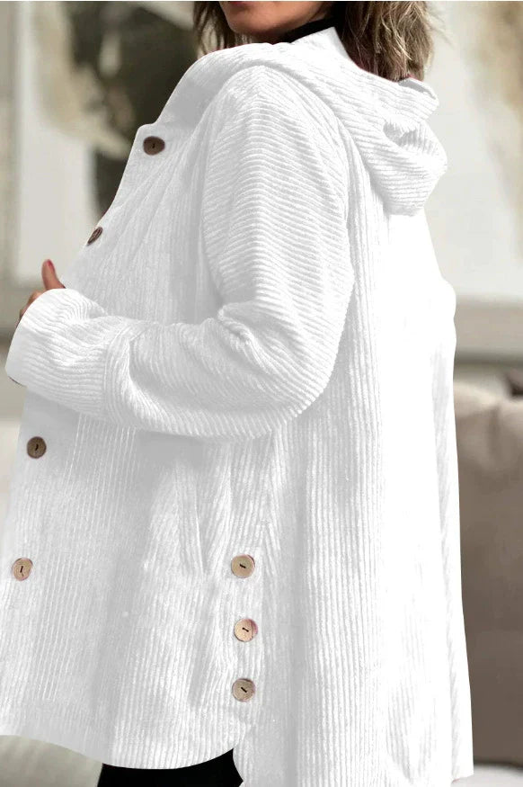 Corduroy Casual Hooded Jacket（Buy 2 Free Shipping）