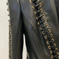 Women's Rope Lacing Leather Jacket