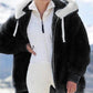 Women's Plus Size Hoodie Coat Long Sleeve