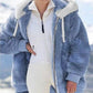 Women's Plus Size Hoodie Coat Long Sleeve
