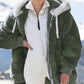 Women's Plus Size Hoodie Coat Long Sleeve