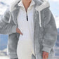 Women's Plus Size Hoodie Coat Long Sleeve