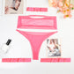 4 Piece Sheer Mesh Bra and Thong Set