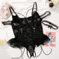 Plus Size Sheer Lace Bodysuits